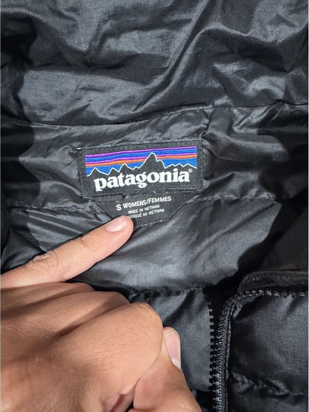 Patagonia Goose Down Sweater Vest Quilted Puffer 800 Fill 84628 Women's Size S - Picture 3 of 8